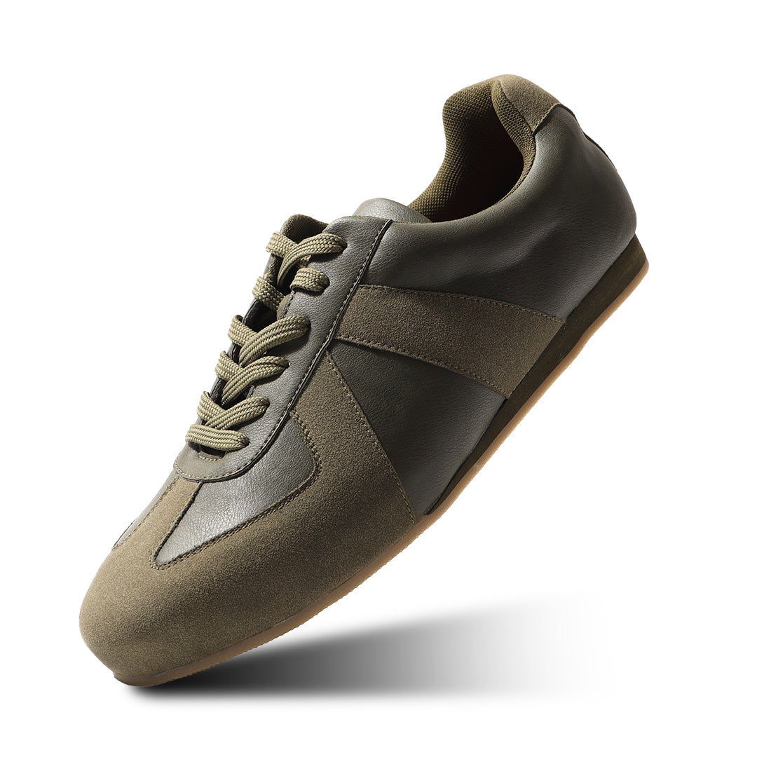 Monkstory Escape Classic Panel Sneakers – Olive Green