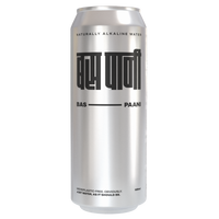 Bas Paani Naturally Alkaline Canned Mineral Water 500ML - 4 Pack