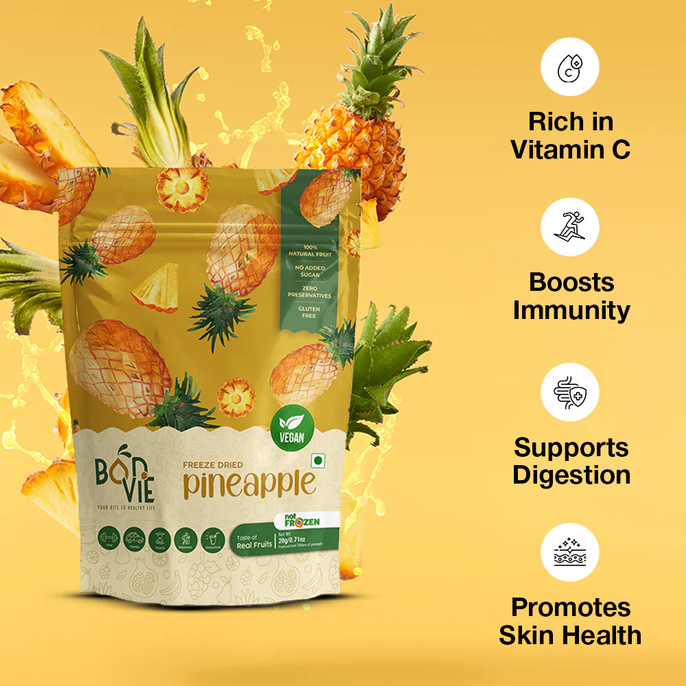 Bonvie Freeze Dried Pineapple - 20 grams