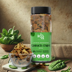 Bonvie Spinach Chips - Masala 125 gm