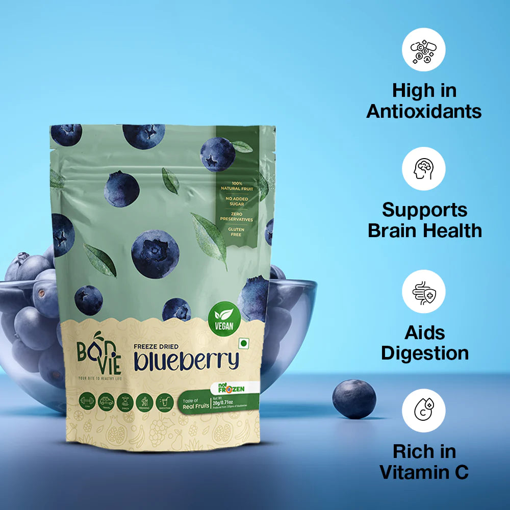Bonvie Freeze Dried Blueberries - 20 grams