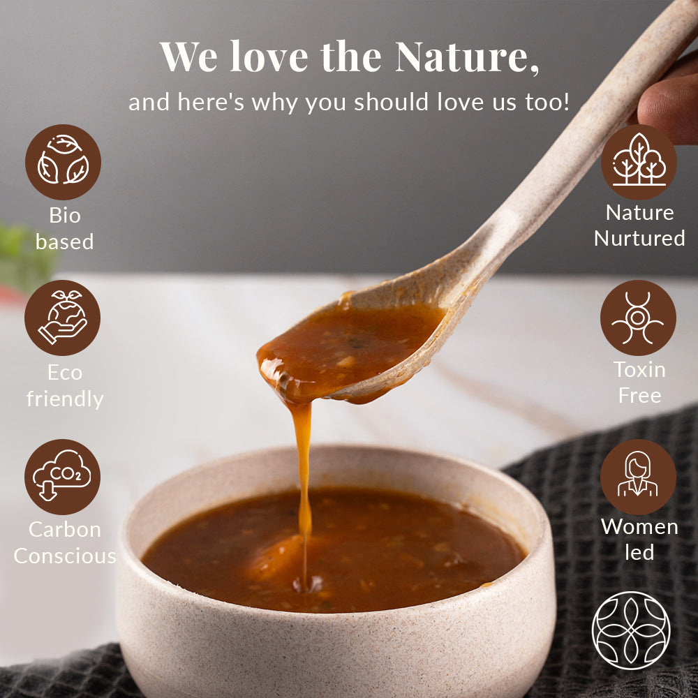 Irida Naturals Rice Husk and Bamboo Fiber Soup & Salad combo