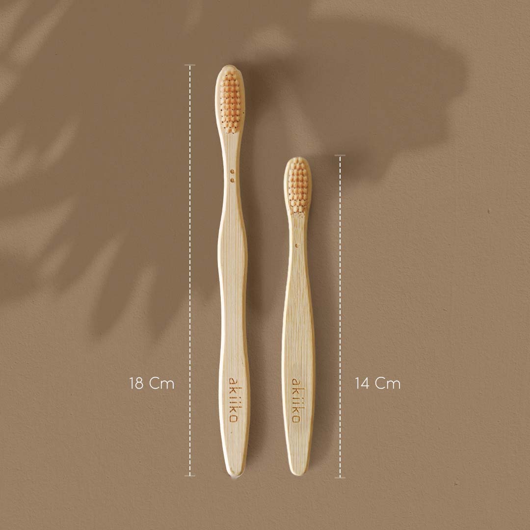 Akiiko Bamboo Toothbrush (Pack of 6)