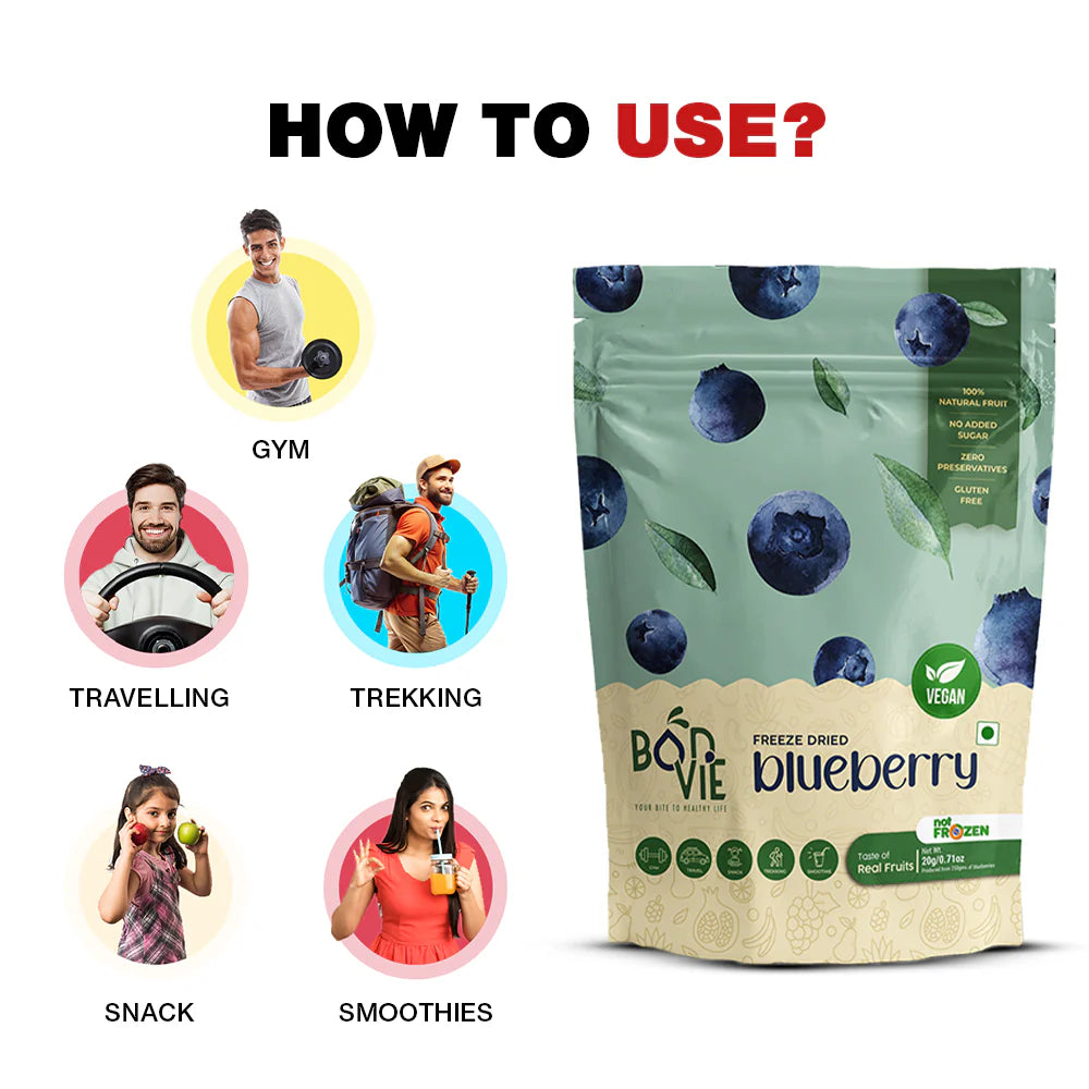 Bonvie Freeze Dried Blueberries - 20 grams