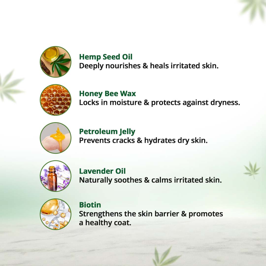 Hampa Wellness Pet Balm - Toxin-Free Hemp Formula