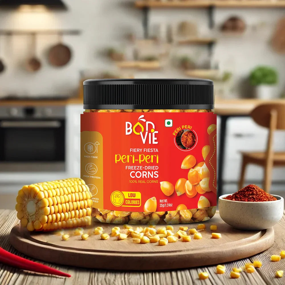 Bonvie Freeze Dried Peri Peri Corn 35 gm