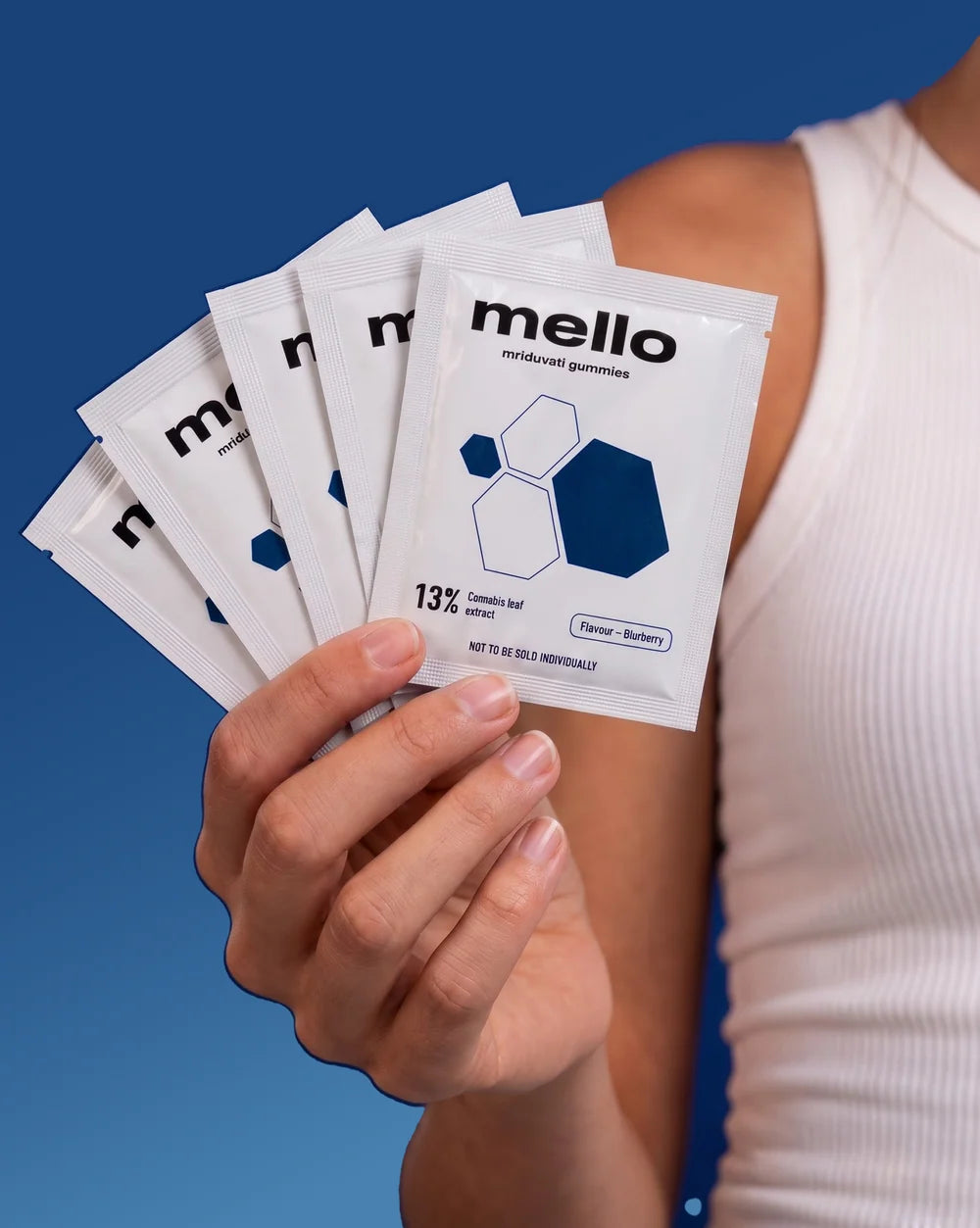 The Trost Mello Gummies - 13% Cannabis Leaf Extract - Blueberry