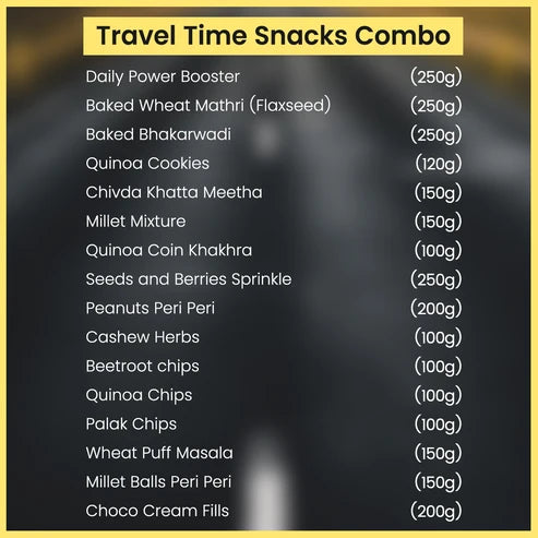 Healthy Master Travel Time Snacks Combo