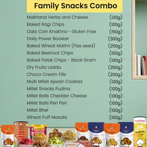 Healthy Master Family Snacks Combo