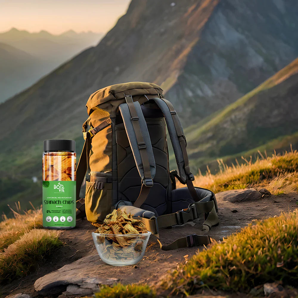Bonvie Spinach Chips - Masala 125 gm