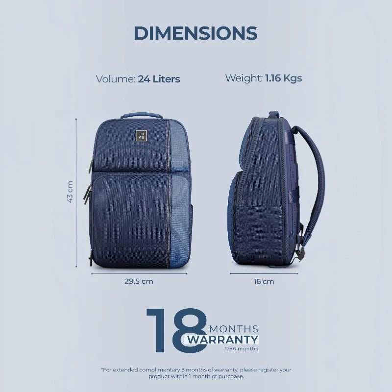 Eume Zenith 24L Laptop Backpack