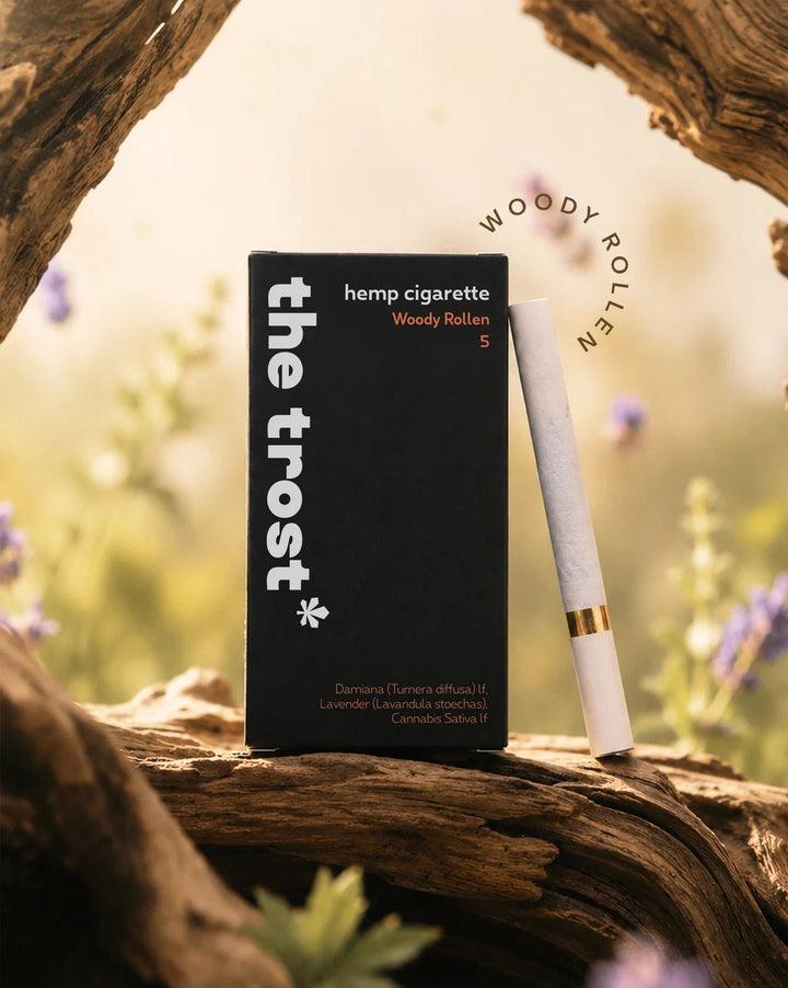 The Trost Rollens Hemp Herbal Cigarettes - Woody Rollen