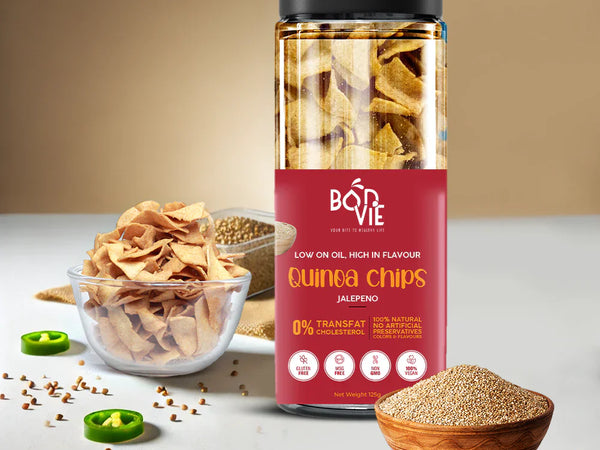 Bonvie Quinoa Chips - Jalapeno 125 gm