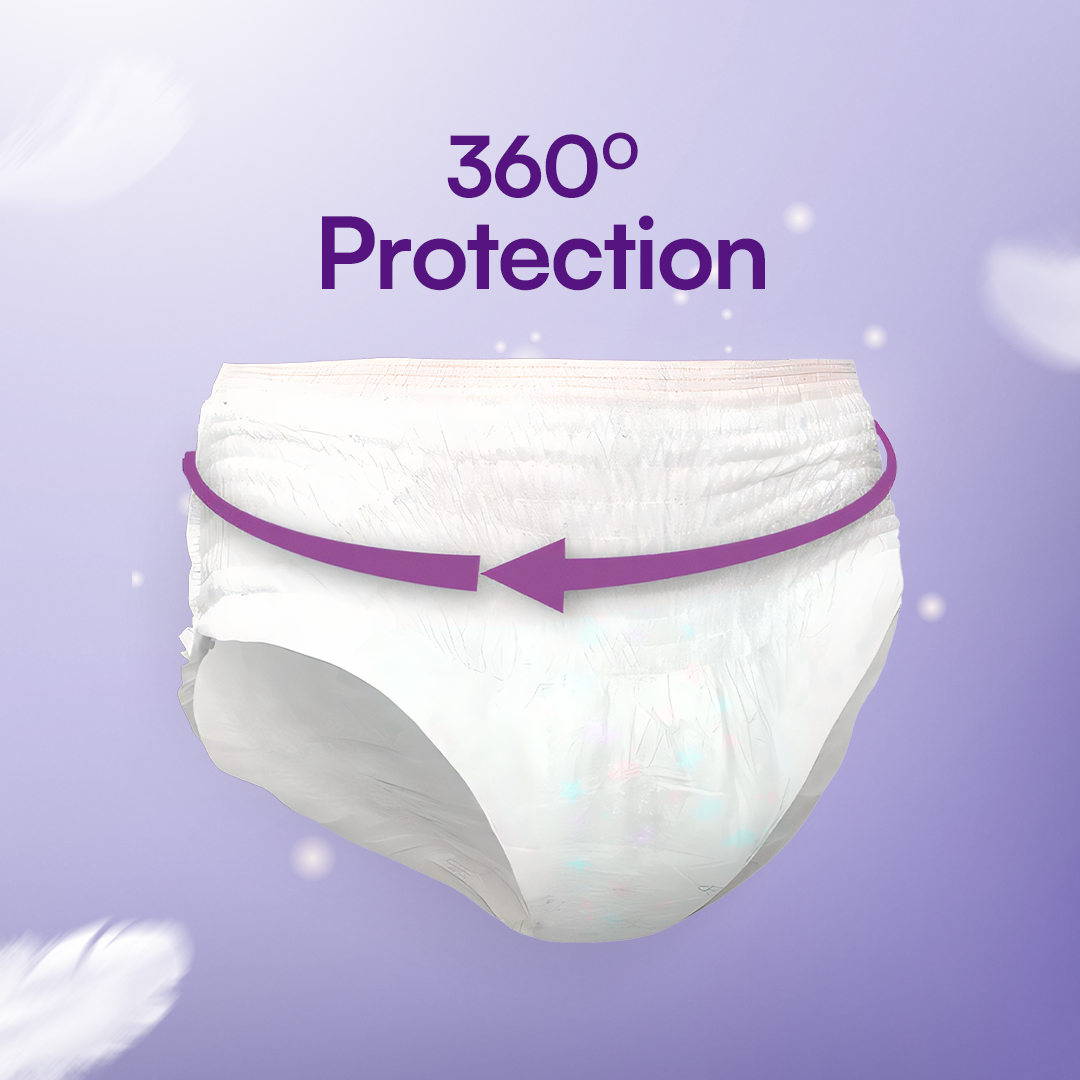 Flawsome Period Combo for Women | L Cotton Sanitary Pads (Pack of 20) + Cotton Panty Liners (Pack of 30) + Disposable Period Panties Size L (Pack of 4) | Ultra-Thin, Rash-Free, Toxin-Free, Leak-Proof | With Disposal Cover | For Sensitive Skin