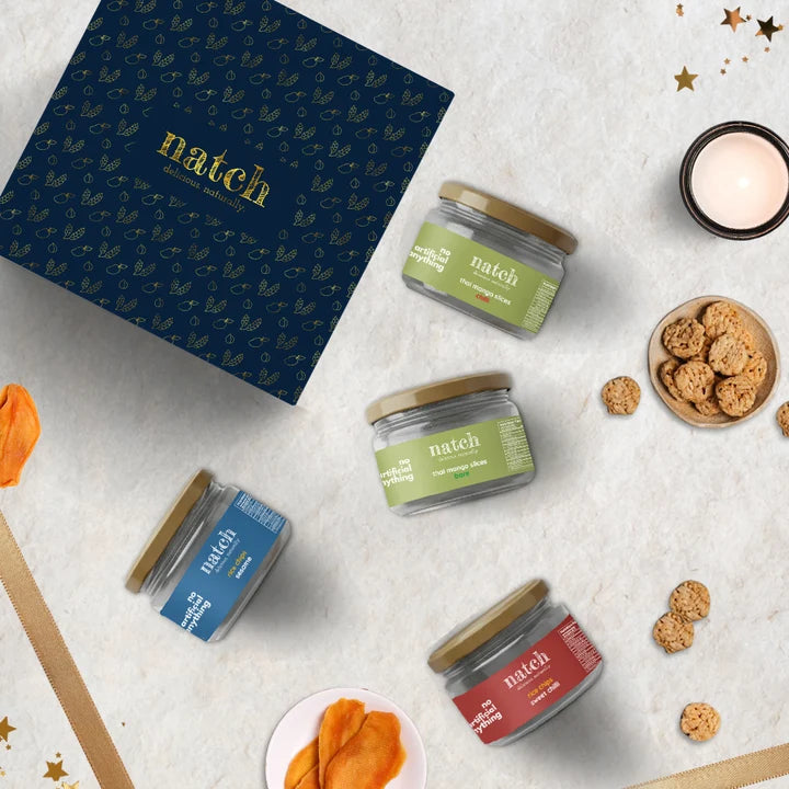 Natch thai signature glass jar box