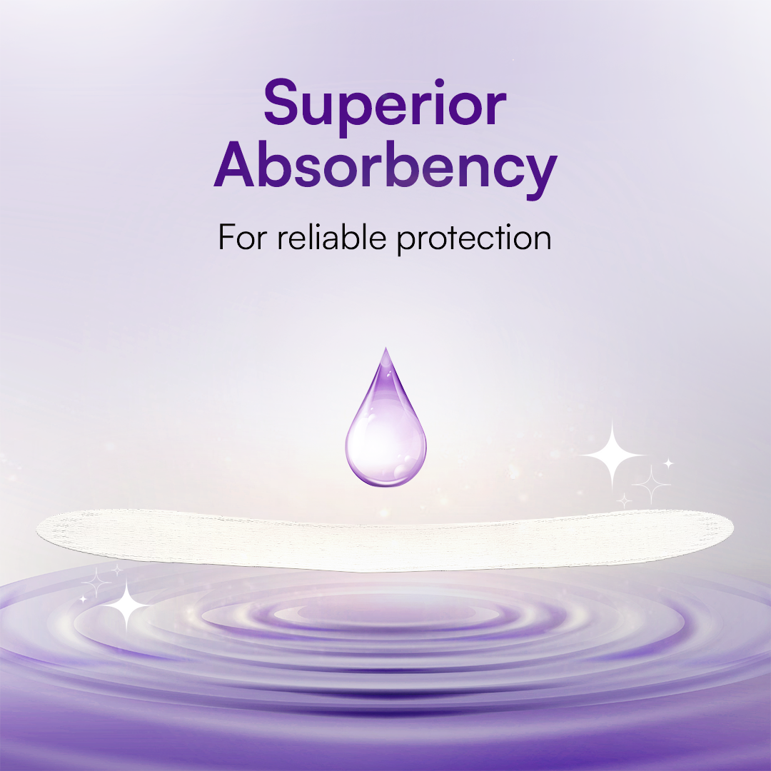 Sensitive Sanitary Pads - Pack of 40 Pads (XL) - Organic Cotton,  Rash Free, Gynecologist Certified, Ultra Soft, With Disposal Bags