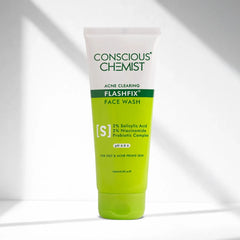 Oil Control & Acne Clearing Exfoliating Face Wash | AHA, BHA & CICA Extract