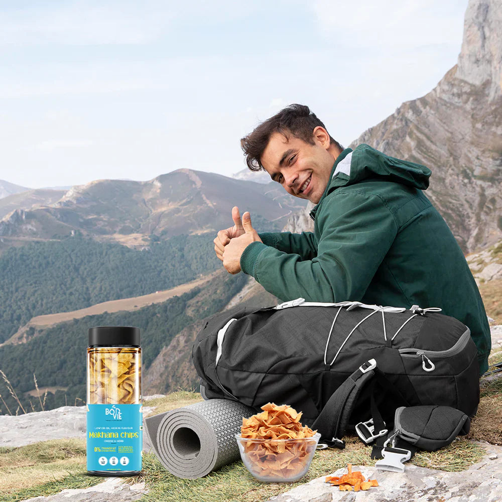 Bonvie Makhana Chips - Cheese & Herbs 125 gm