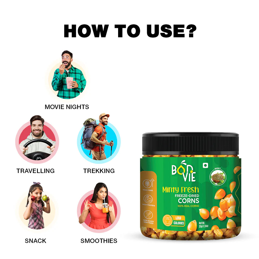 Bonvie Minty Fresh Freeze-Dried Corns 35gm