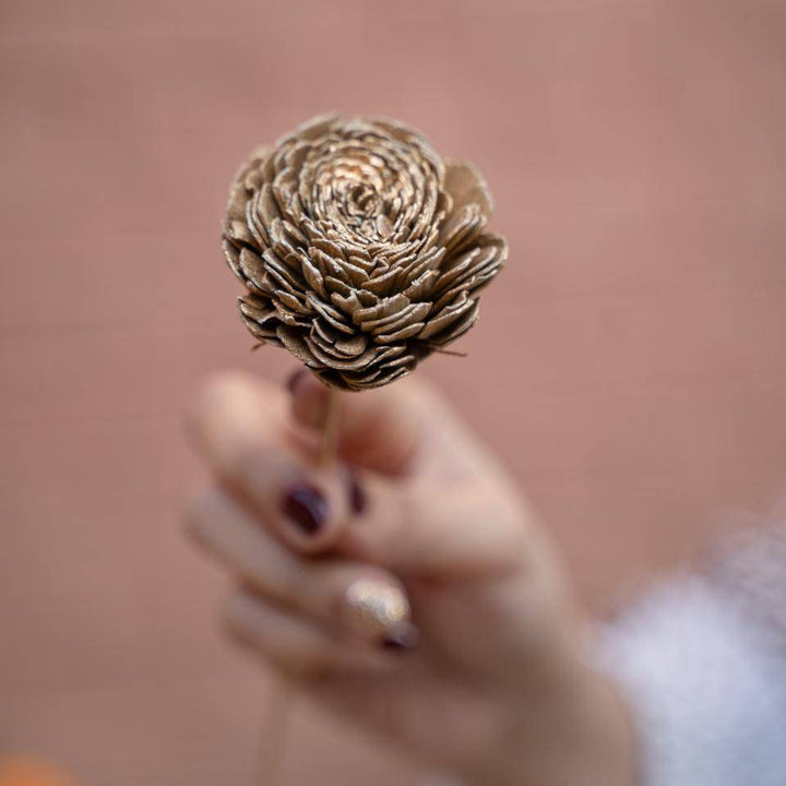 Sola Flower-Golden - https://artecasa.in/