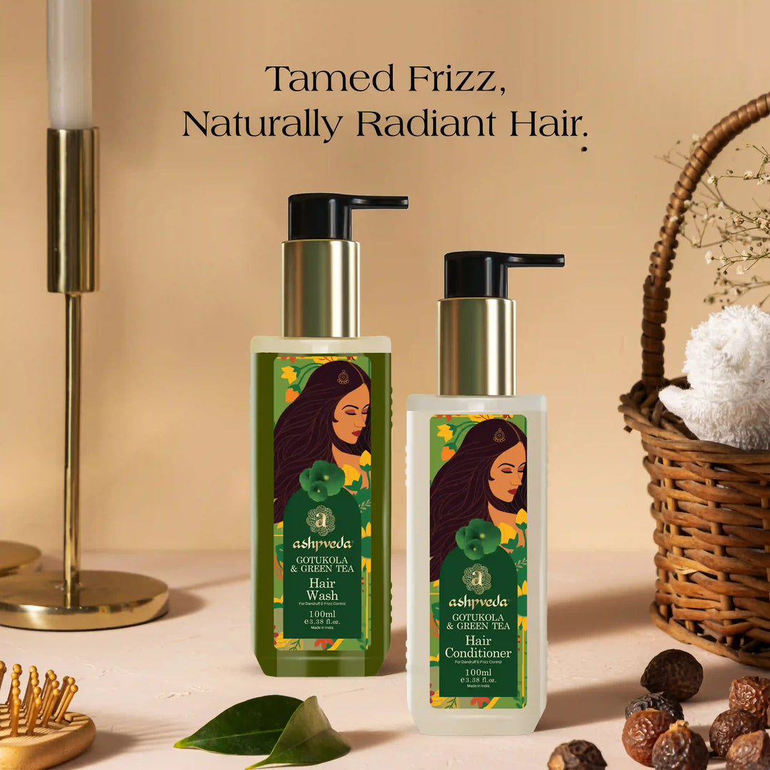 Gotukola & Green Tea Hair Care Combo