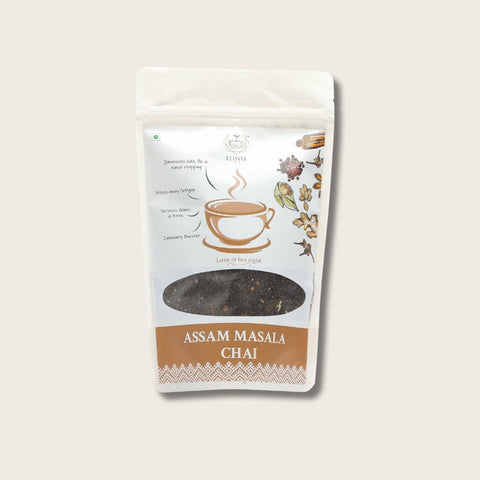 Lluvia Tea Assam masala chai | refresh mood & boosts immunity| 75g