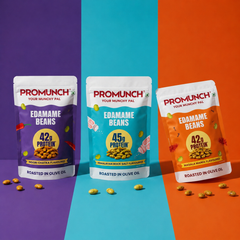 PROMUNCH Roasted Edamame Beans Combo