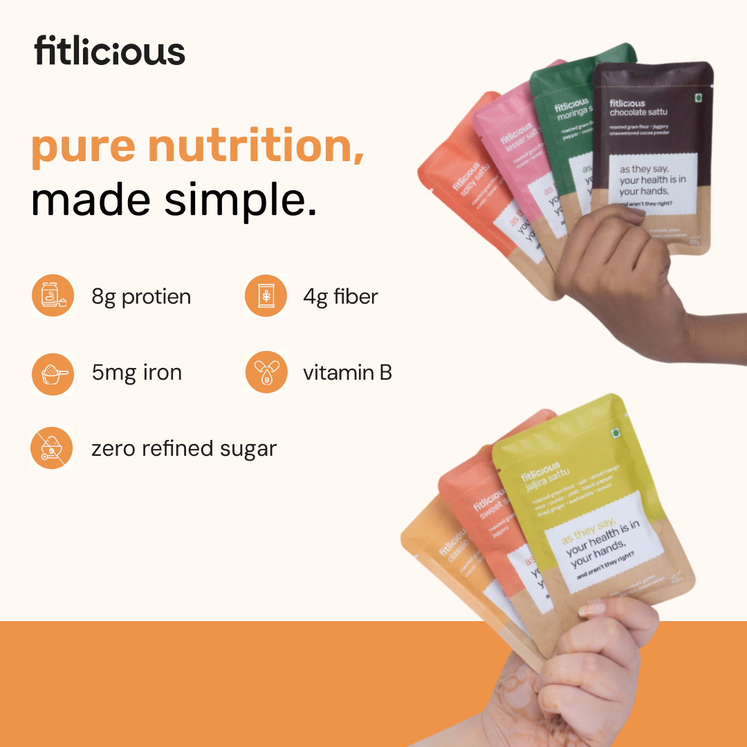 Fitlicious Assorted Sattu Mix - Pack of 7