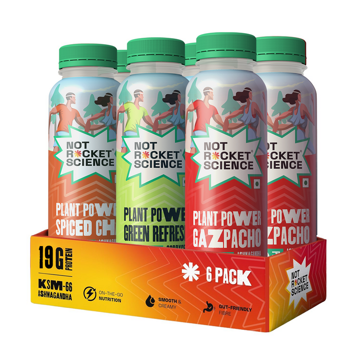 Not Rocket Science Vegan Plant Protein Shake – Assorted Pack of 6