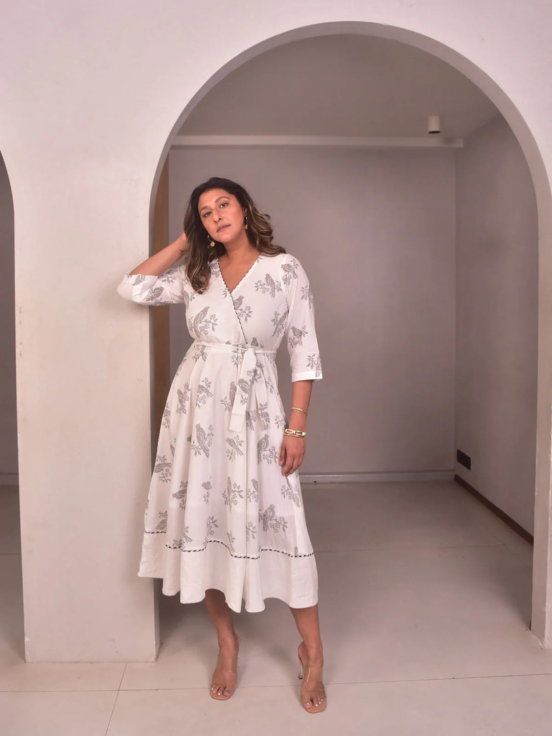 WhySoBlue Avis Wrap Dress