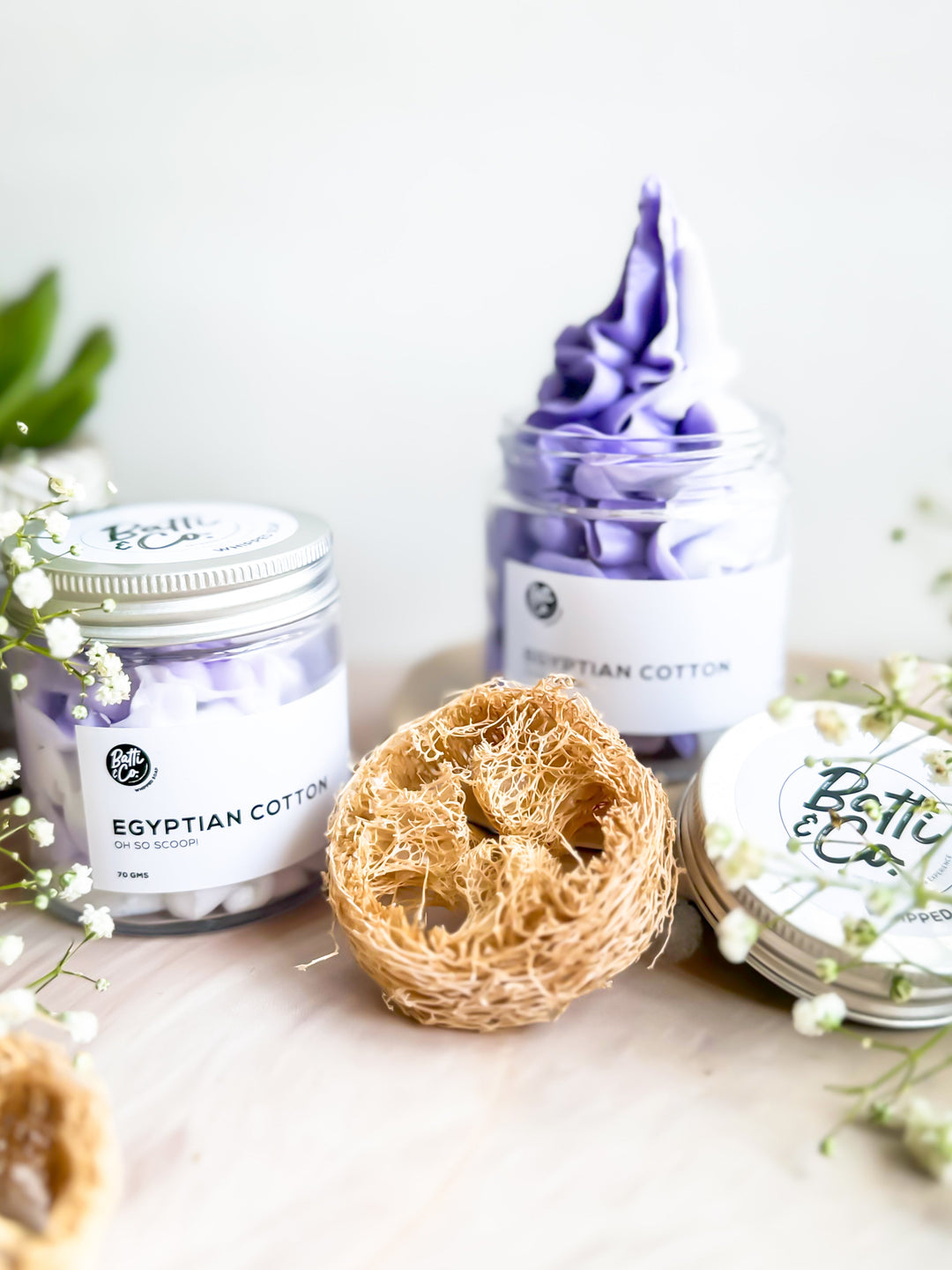 Batti & Co. Egyptian Cotton Whipped Soap 70g