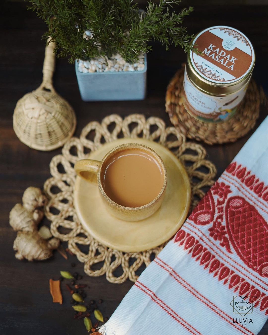 Lluvia Tea Kadak masala chai | improves metabolism & immunity| 70g