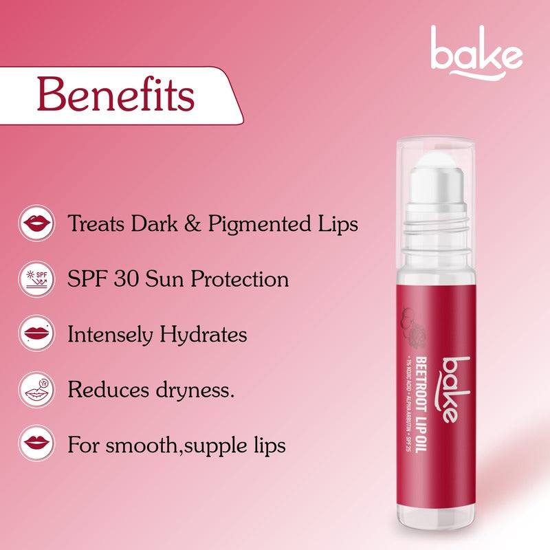1% Kojic Acid + Alpha Arbutin Beetroot Tinted Lip Oil