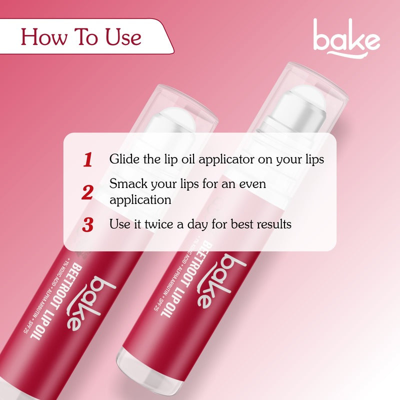 1% Kojic Acid + Alpha Arbutin Beetroot Tinted Lip Oil