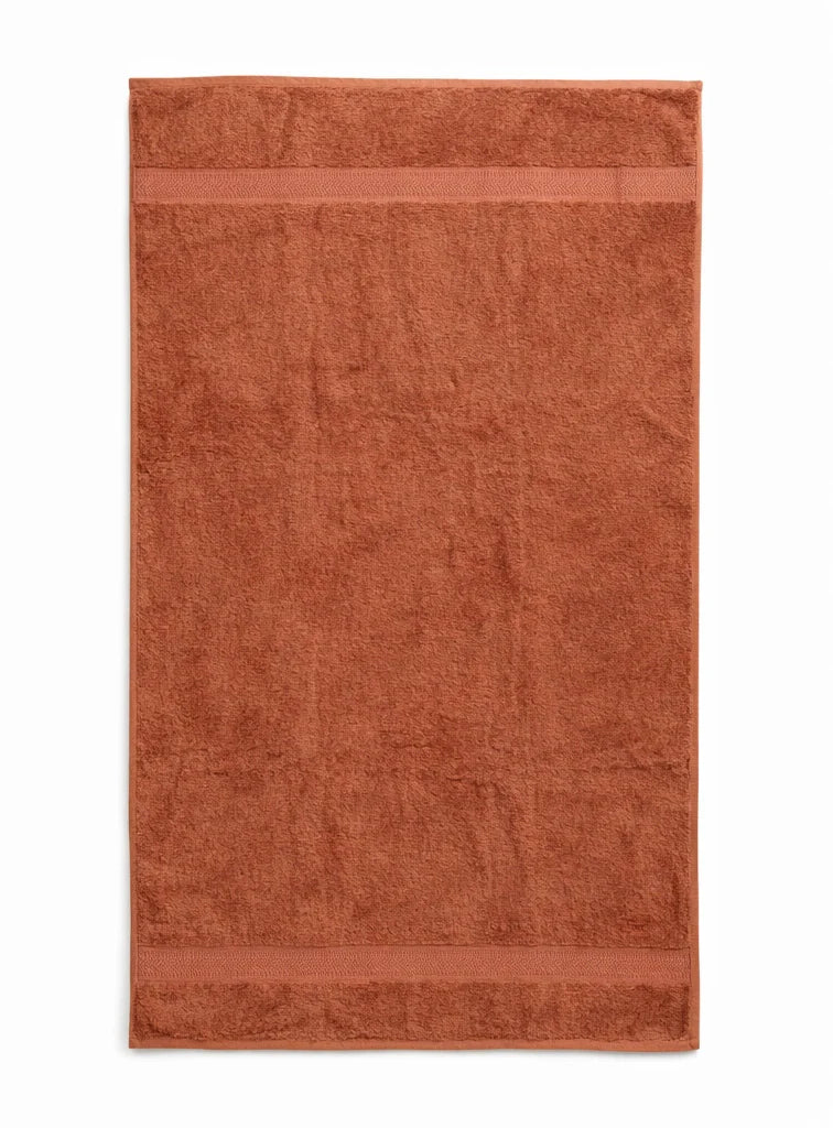 Bamboo Bath Towel – Ultra Soft, Quick Dry & Eco-Friendly Luxury Care | Rust and Beige | Pack of 2