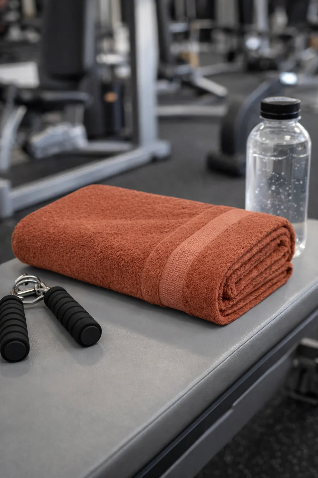 Bamboo Bath Towel – Ultra Soft, Quick Dry & Eco-Friendly Luxury Care | Rust and Beige | Pack of 2