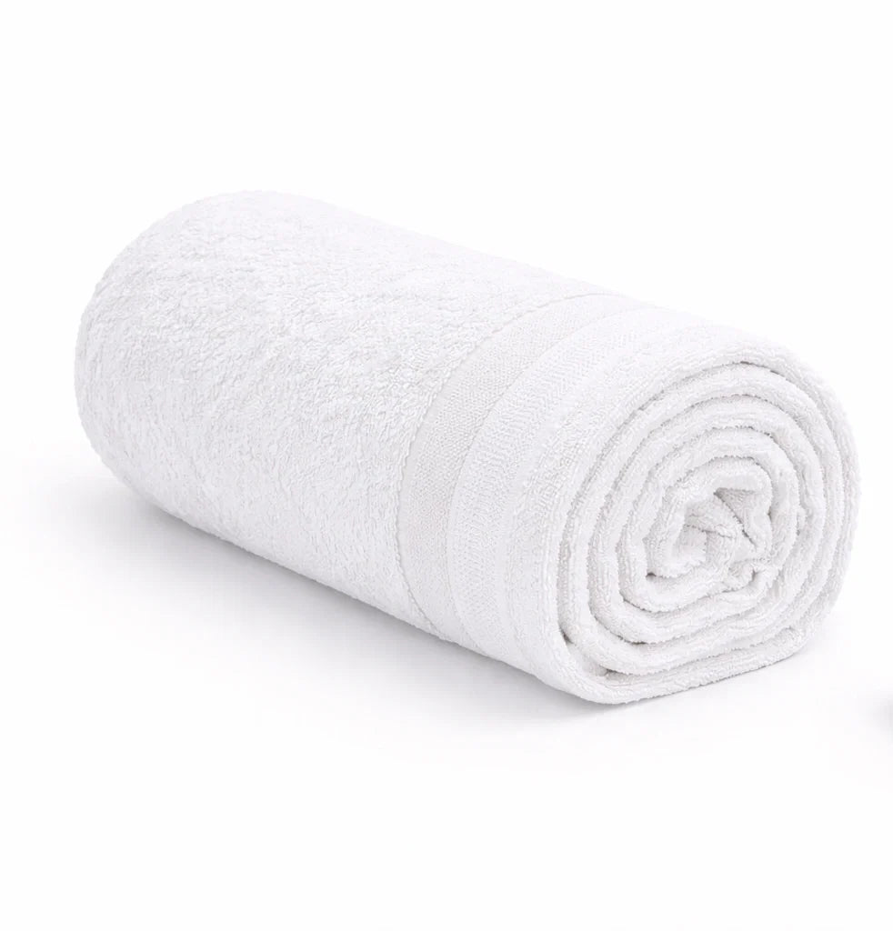 Bamboo Bath Towel – Ultra Soft, Quick Dry & Eco-Friendly Luxury Care | White