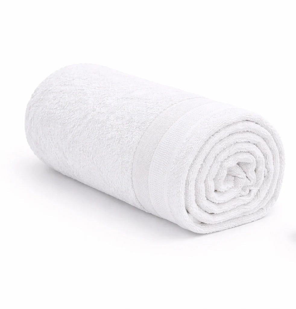 Bamboo Bath Towel – Ultra Soft, Quick Dry & Eco-Friendly Luxury Care | Rust and White | Pack of 2