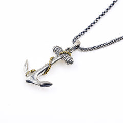 Anchor pendant in 925 sterling silver