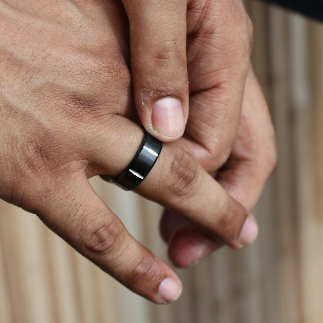 Black Accent Band for men