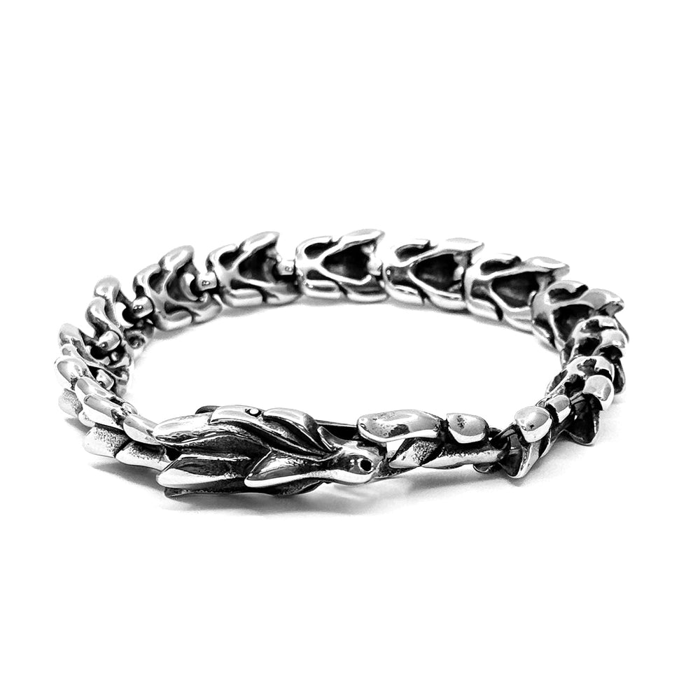 The Falcon chain Bracelet in Oxidized Finish