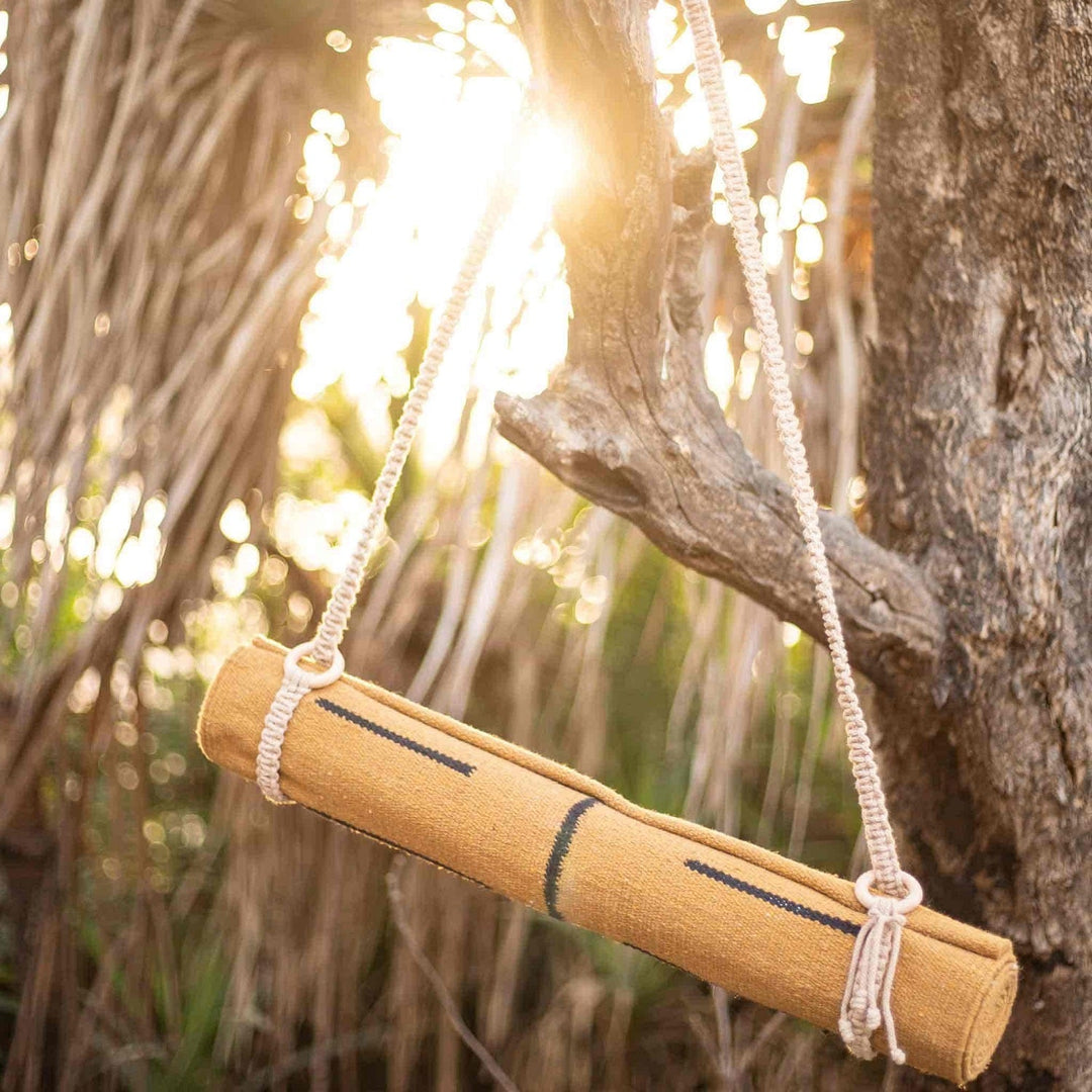 Dvaar Macrame Mat Carrier Straps