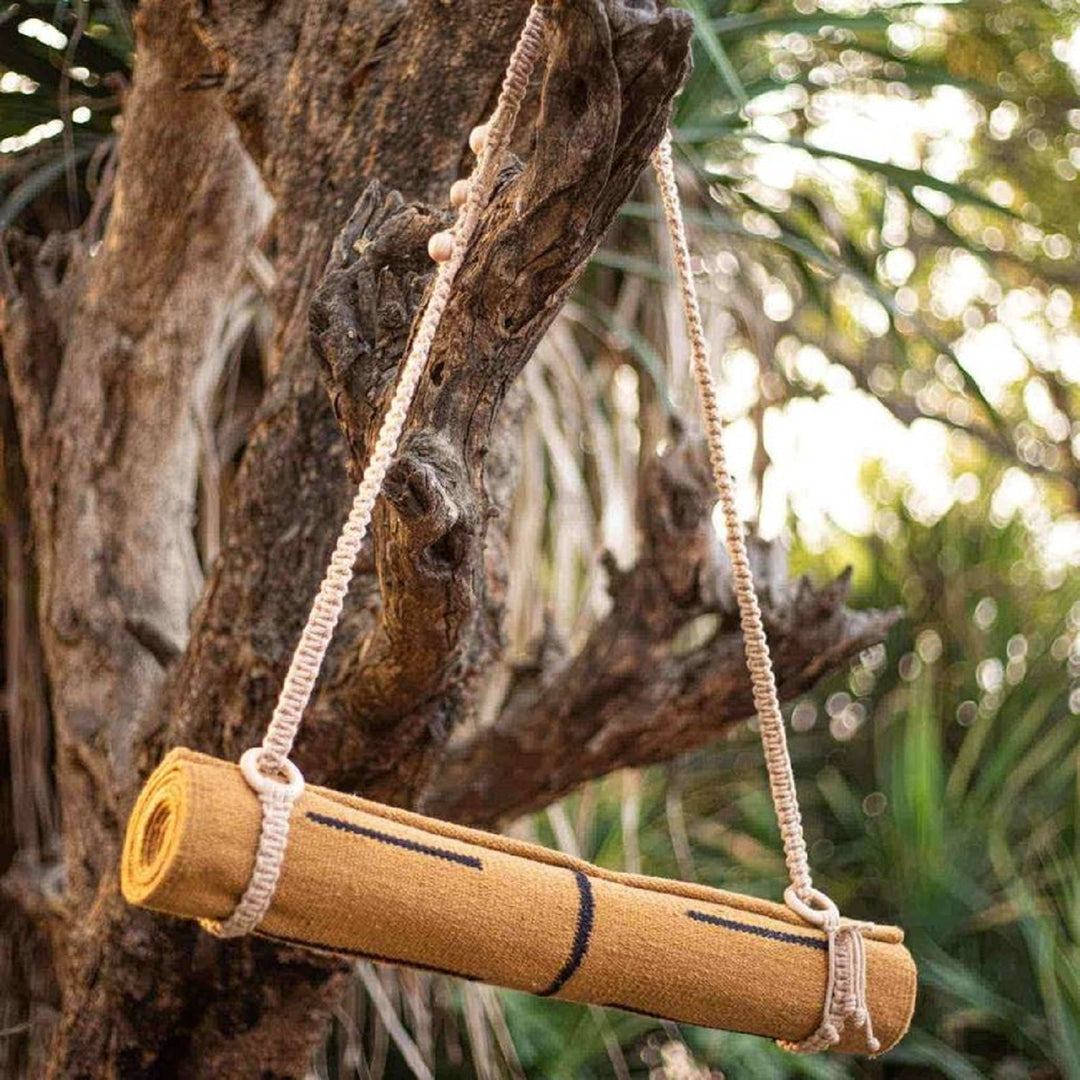 Dvaar Macrame Mat Carrier Straps