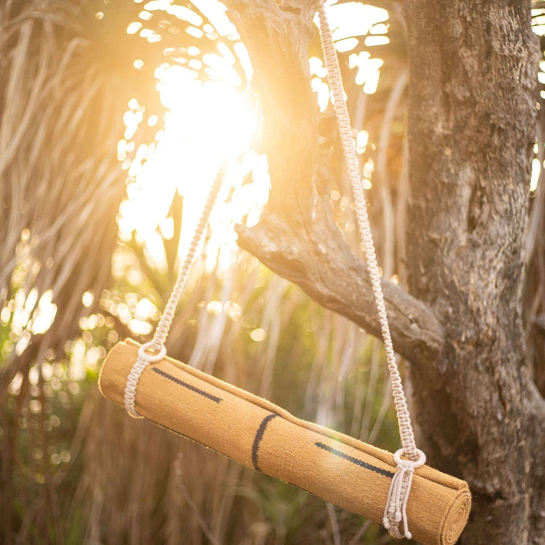 Dvaar Macrame Mat Carrier Straps