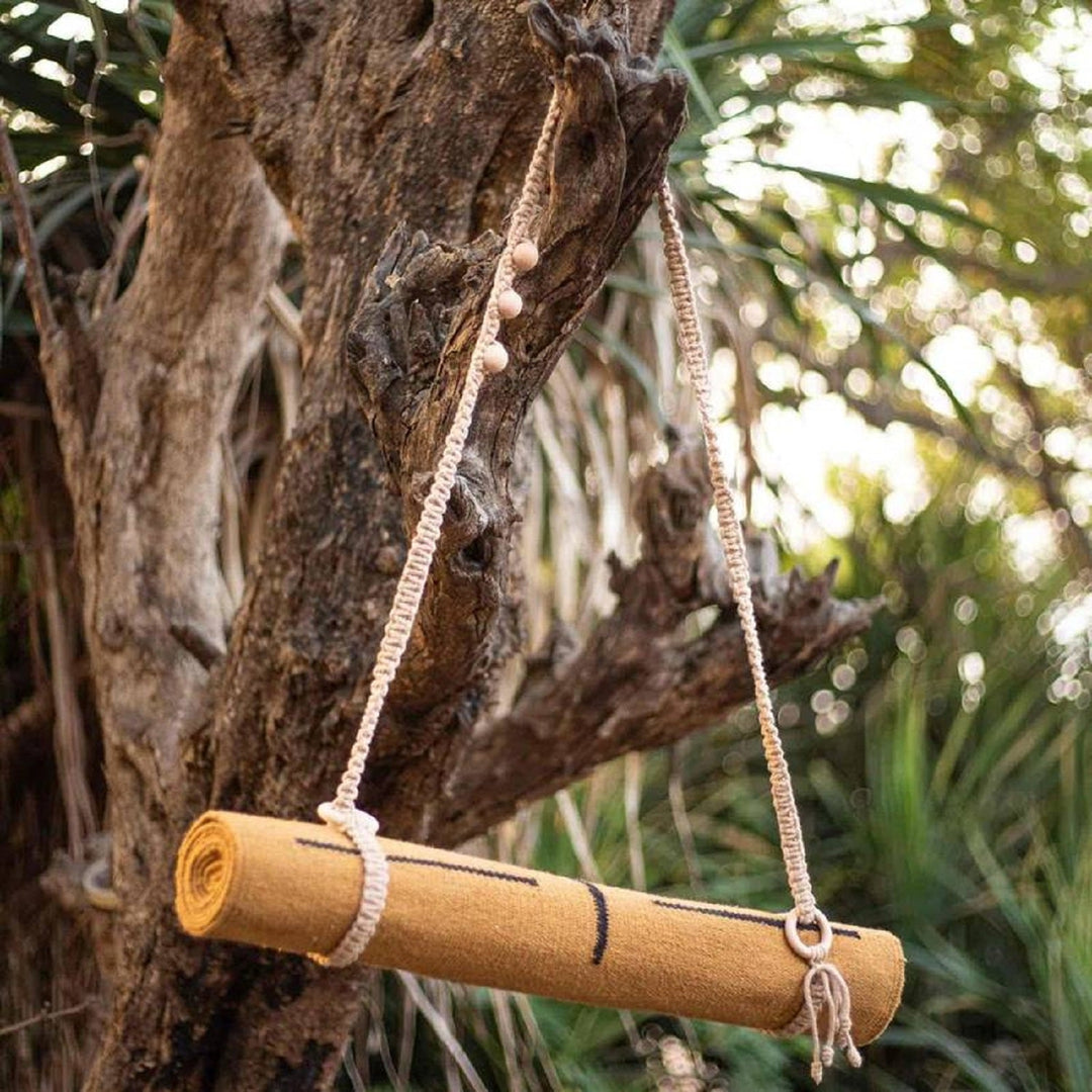 Dvaar Macrame Mat Carrier Straps