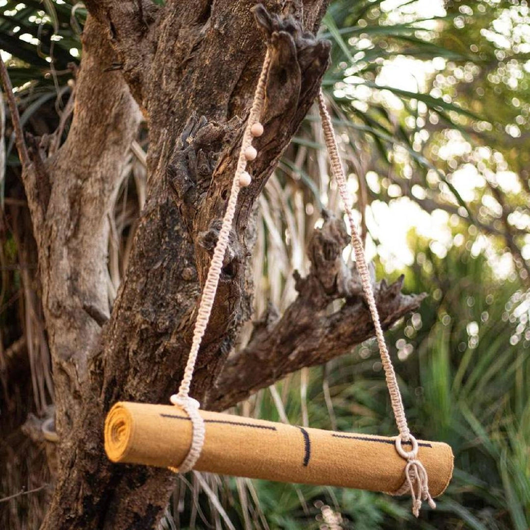 Dvaar Macrame Mat Carrier Straps