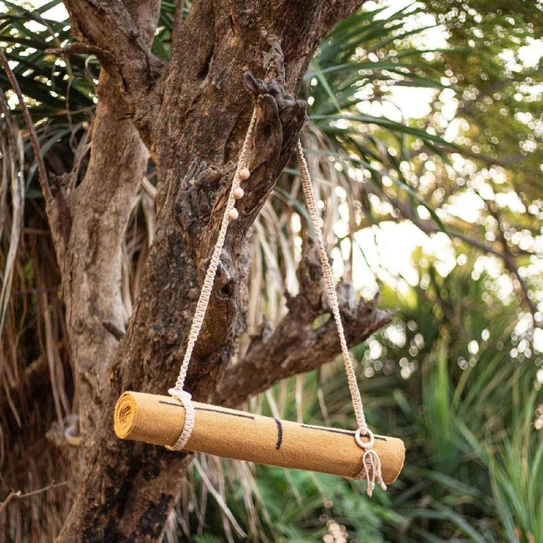 Dvaar Macrame Mat Carrier Straps