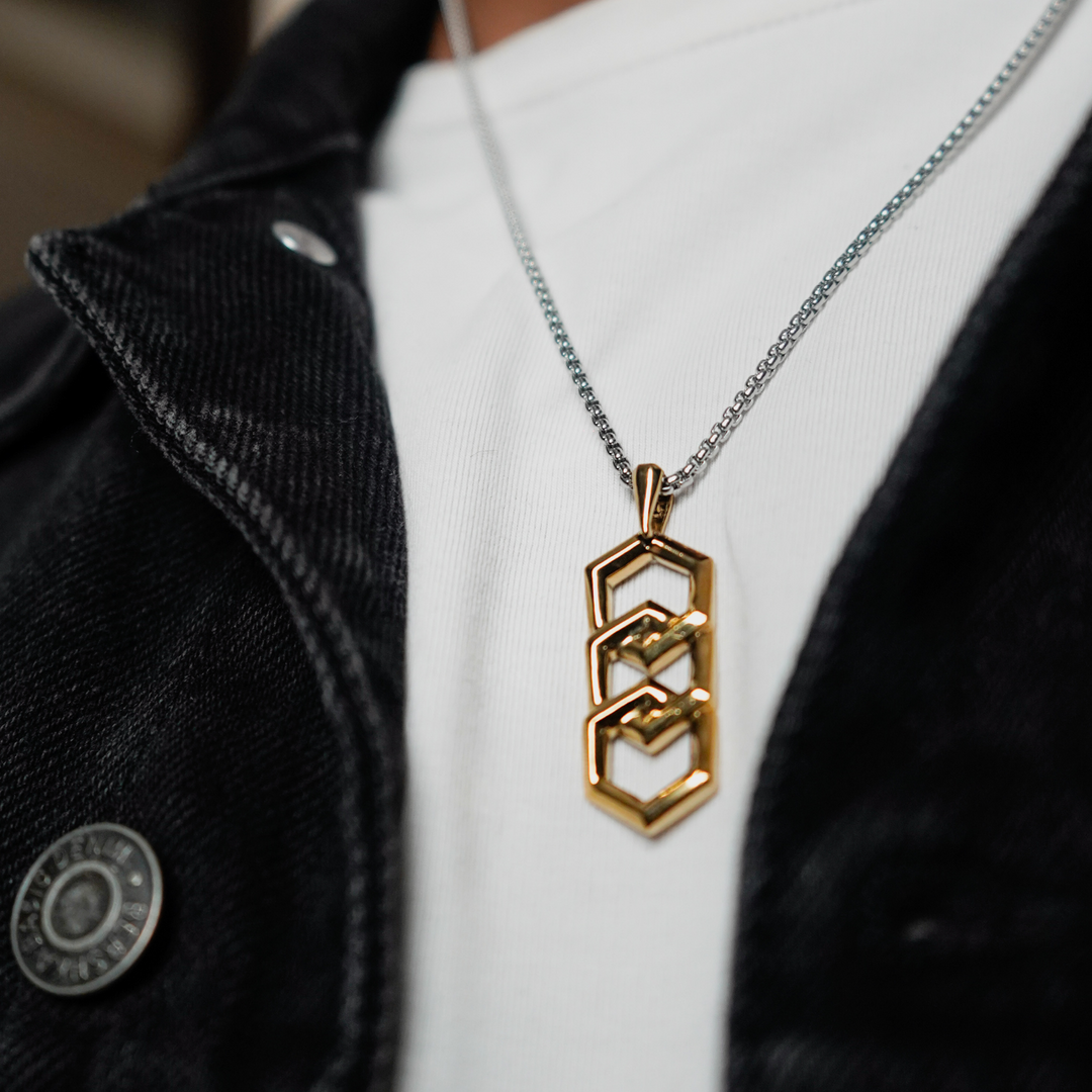 Hexa tag pendant