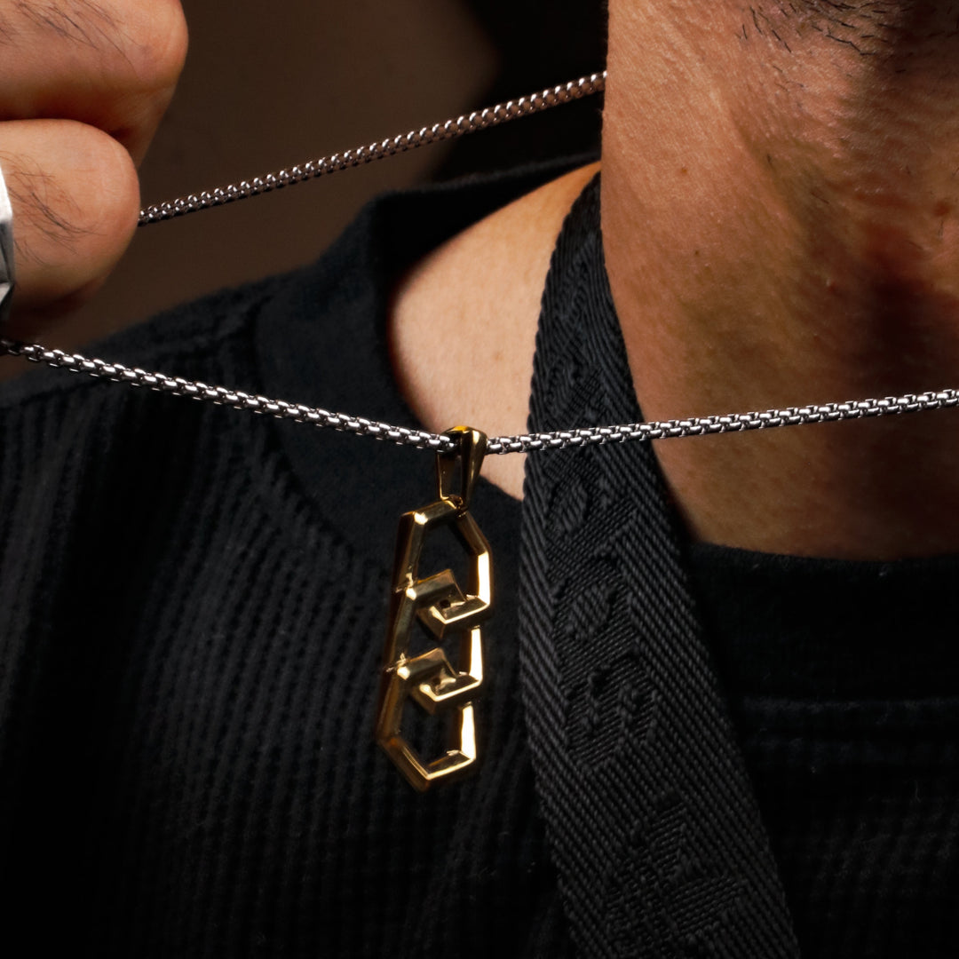 Hexa tag pendant