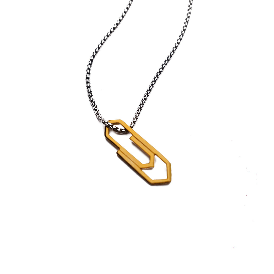 Paper Clip Pendant chain